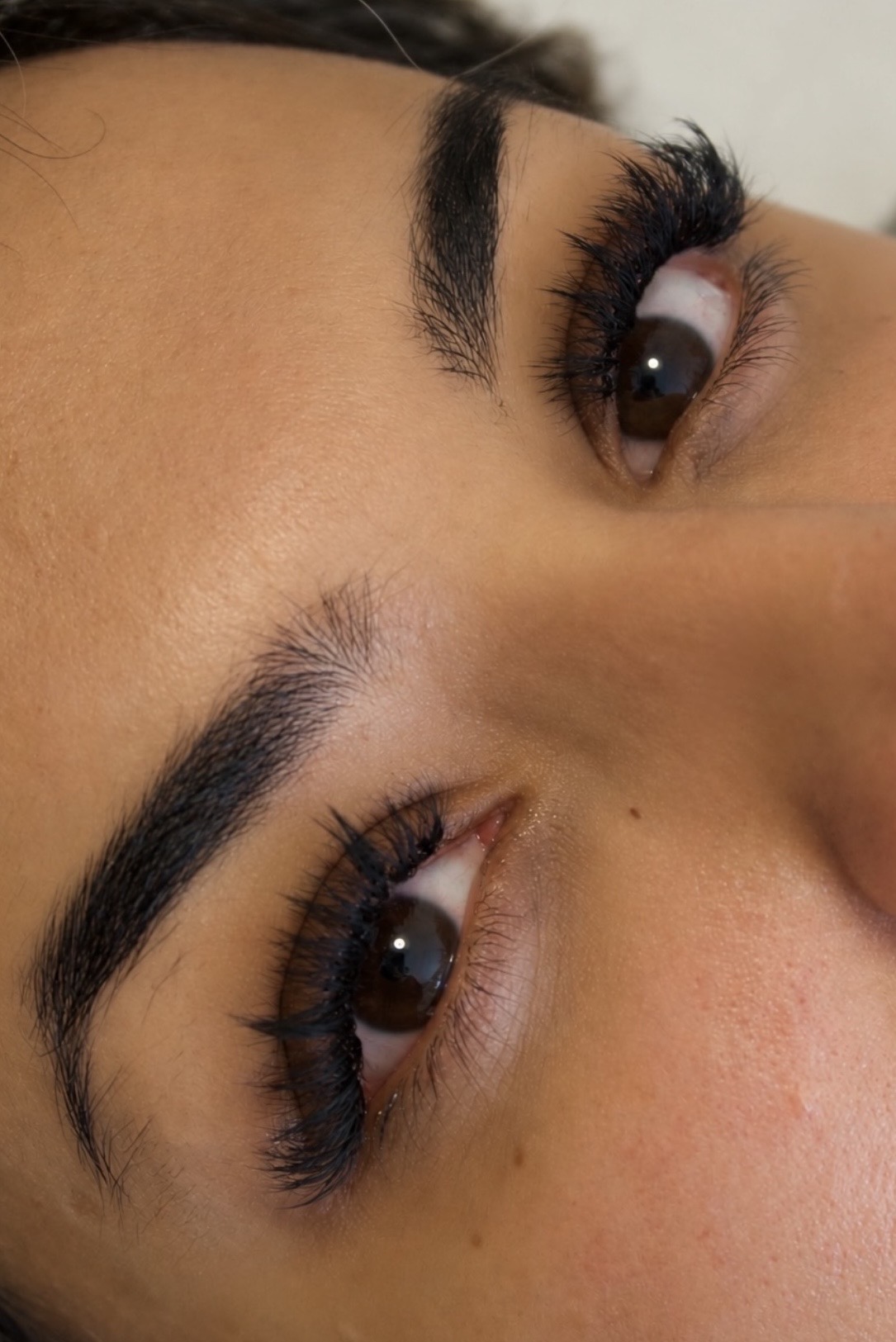 Choppy lash extensions by LASH'D.